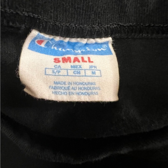 Champion Men's Black Tee with Logo - Picture 3 of 3